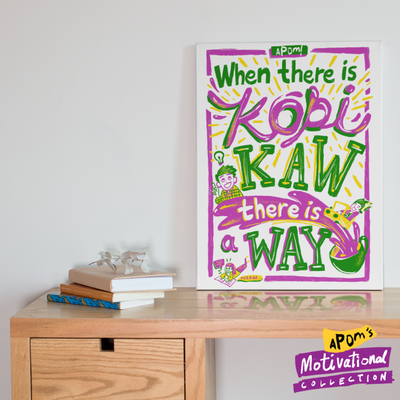 Canvas - Kopi Kaw Way (Motivational)