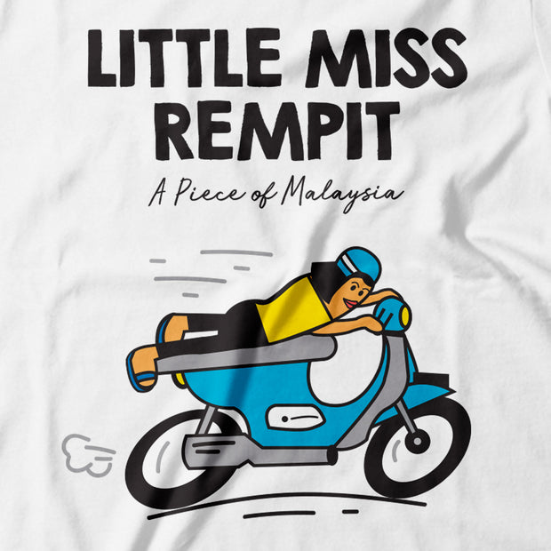Adult - T-Shirt - Little Miss Rempit - White
