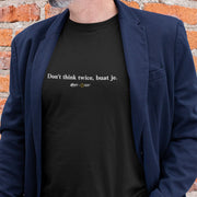 Adult - T-Shirt - OC Collab - Don't think twice - Black