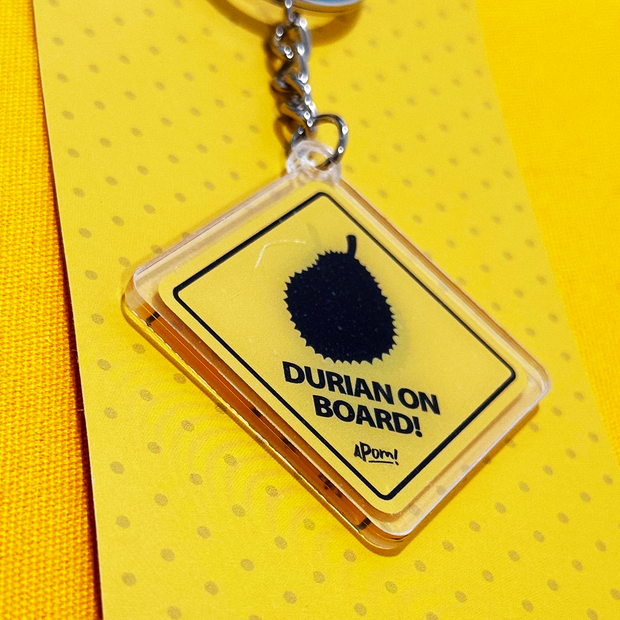 Keychain - Durian On Board