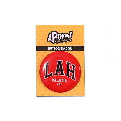 Button Badge - LAH (Orange)