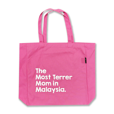 Tote Bag - The Most Terrer Mom (Pink)