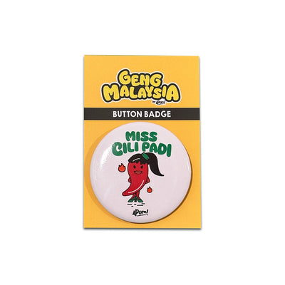 Button Badge - Miss Cili Padi