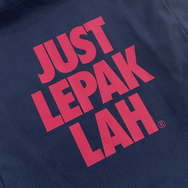 Tote Bag - Just Lepak Lah - Blue