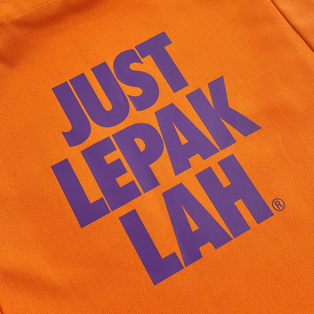 Tote Bag - Just Lepak Lah - Orange