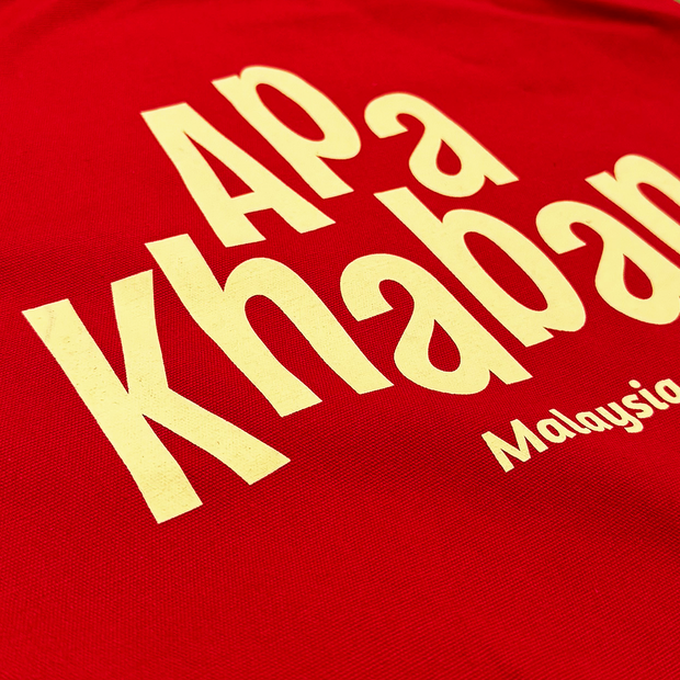 Tote Bag - Apa Khabar - Red