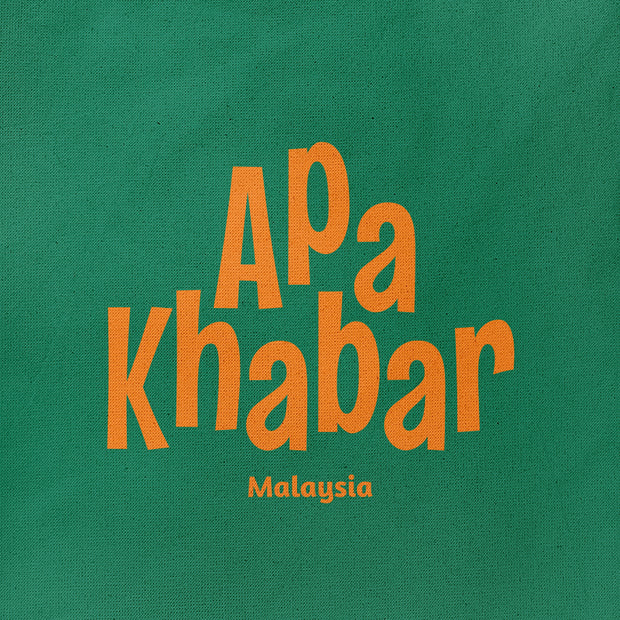 Tote Bag - Apa Khabar - Green