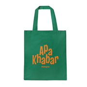 Tote Bag - Apa Khabar - Green