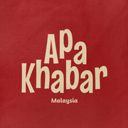 Tote Bag - Apa Khabar - Red