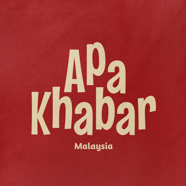 Tote Bag - Apa Khabar - Red