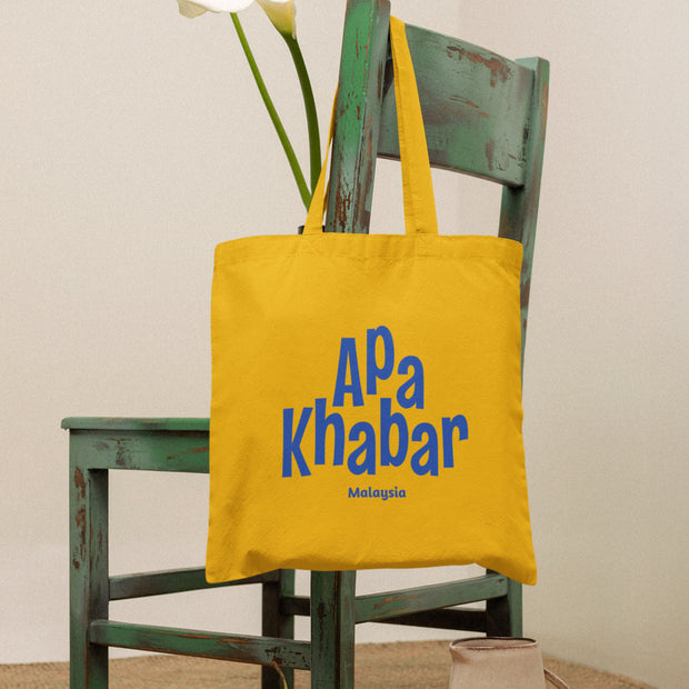 Tote Bag - Apa Khabar - Yellow