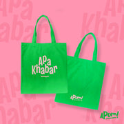 Tote Bag - Apa Khabar - Orange