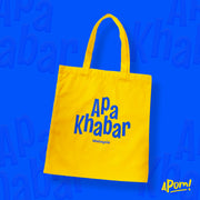 Tote Bag - Apa Khabar - Yellow