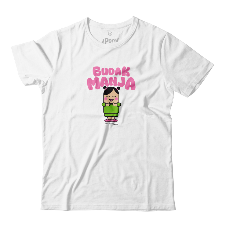 Kids - T-Shirt - Budak Manja - White