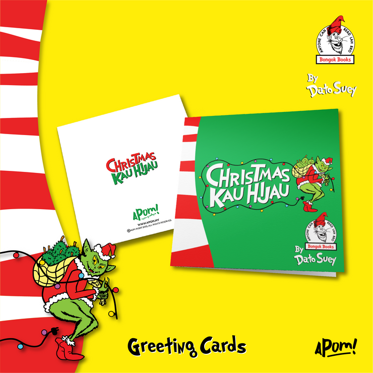 Greeting Card - Christmas Kau Hijau - Dark Green