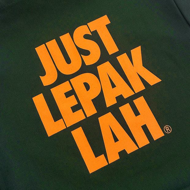 Tote Bag - Just Lepak Lah - Green