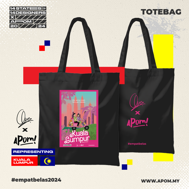 Tote Bag - Empatbelas Collab - Kuala Lumpur