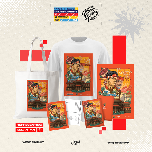 Tote Bag - Empatbelas Collab - Kelantan