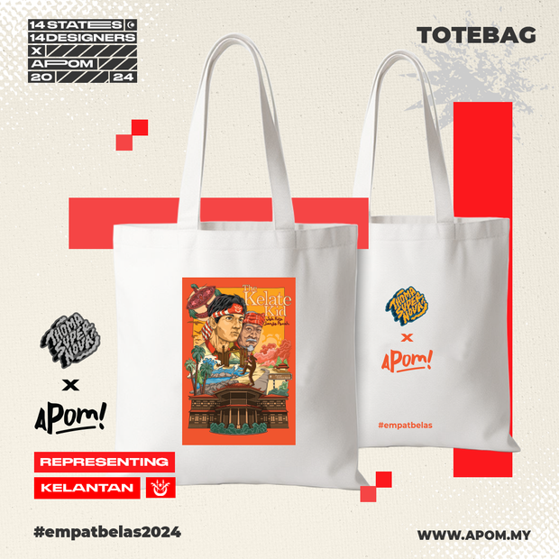 Tote Bag - Empatbelas Collab - Kelantan