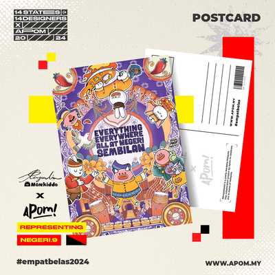 Postcard - Empatbelas Collab - Negeri Sembilan