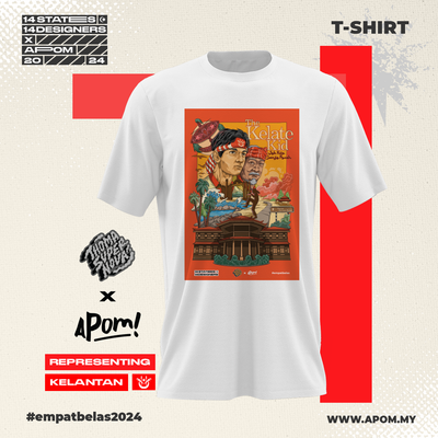 Adult - T-shirt - Empatbelas Collab - Kelantan