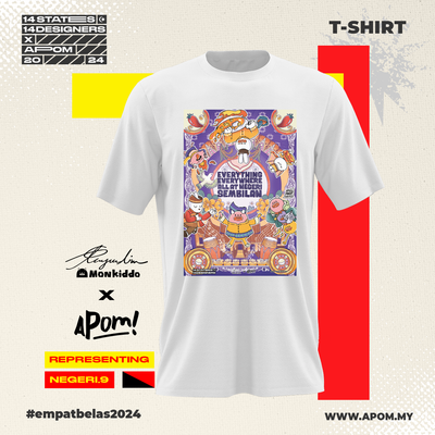 Adult - T-shirt - Empatbelas Collab - Negeri Sembilan