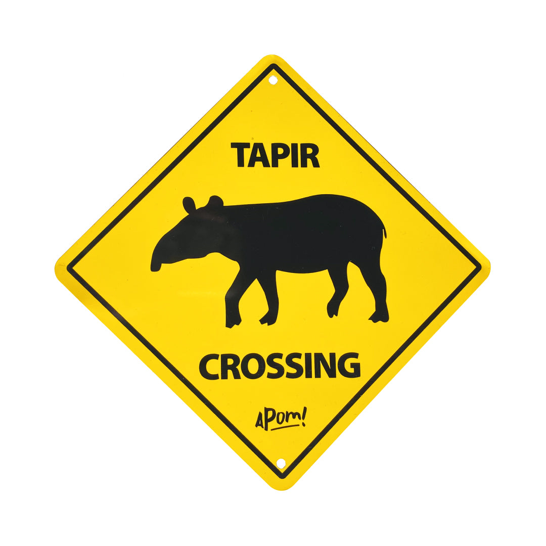 Tapir Pin Metal Signage - Tapir Crossing – APOM