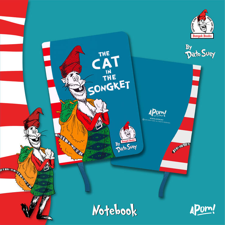 Notebook - The Cat in the Songket