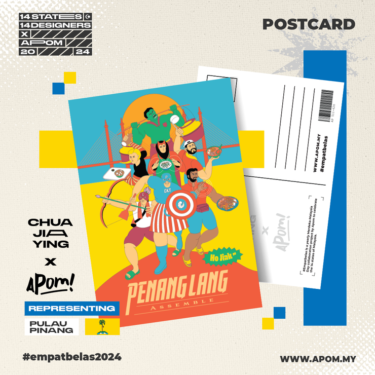 Postcard - Empatbelas Collab - Penang