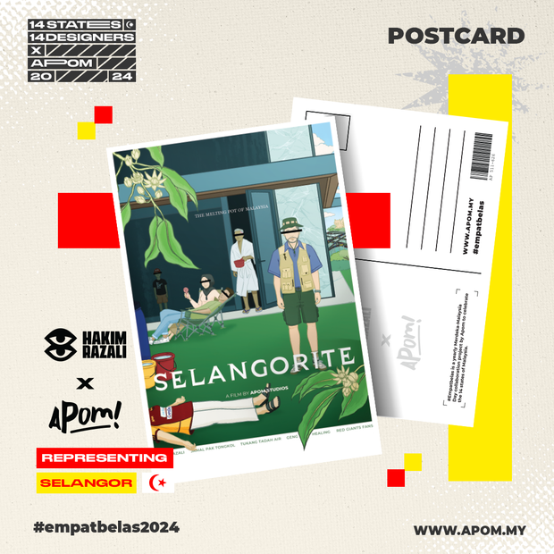 Postcard - Empatbelas Collab - Selangor