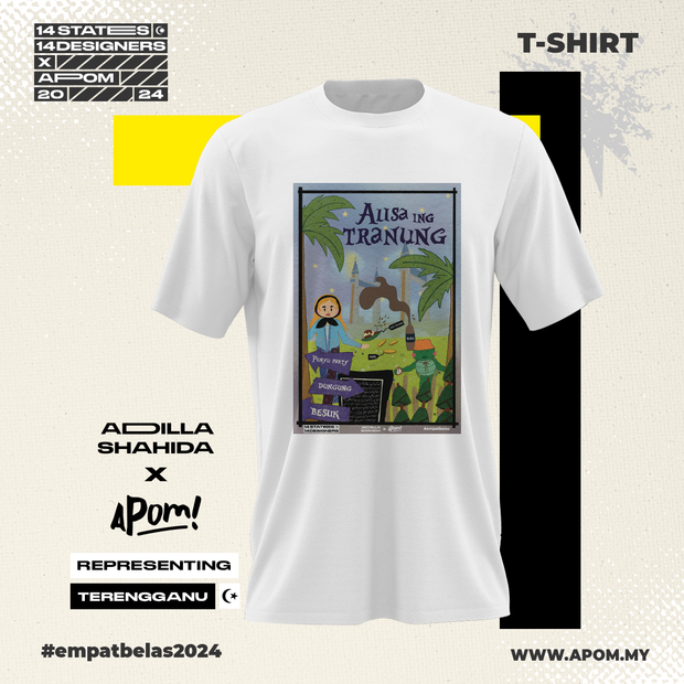 Adult - T-shirt - Empatbelas Collab - Terengganu