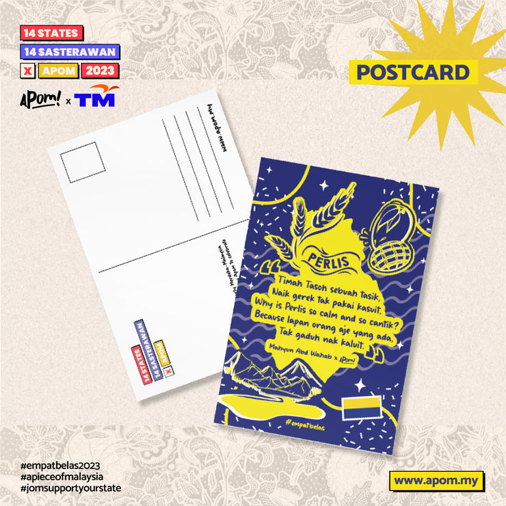 Postcard - Empatbelas Collab - Perlis