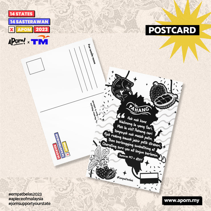 Postcard - Empatbelas Collab - Pahang