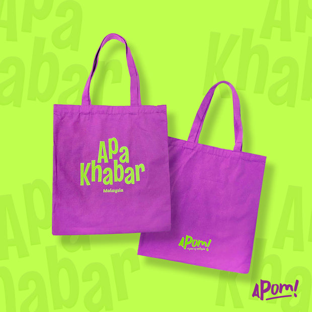 Tote Bag - Apa Khabar - Orange