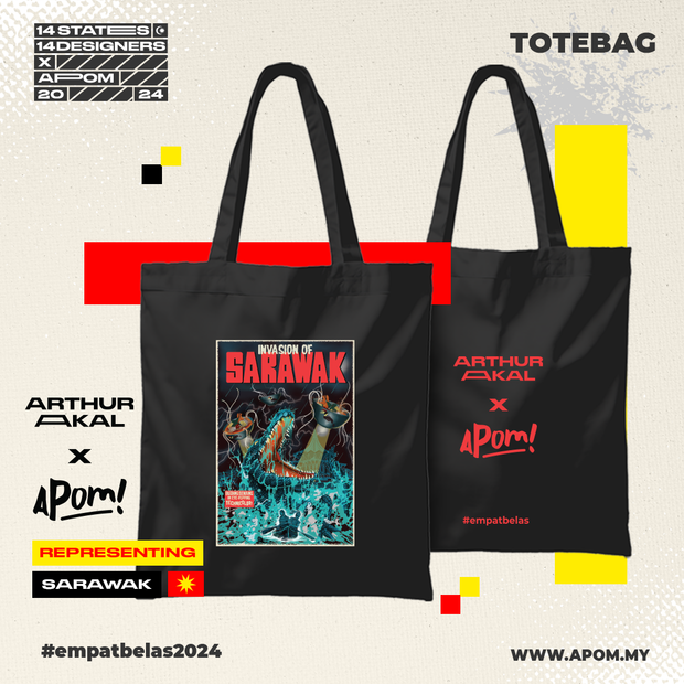 Tote Bag - Empatbelas Collab - Sarawak