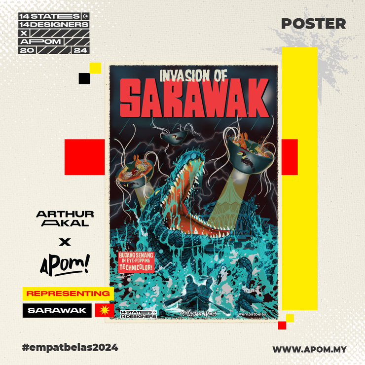 Poster - Empatbelas Collab - Sarawak