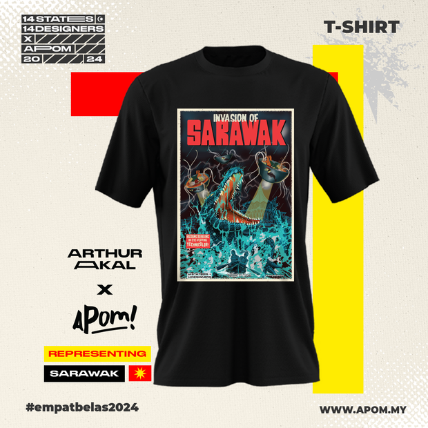 Adult - T-shirt - Empatbelas Collab - Sarawak