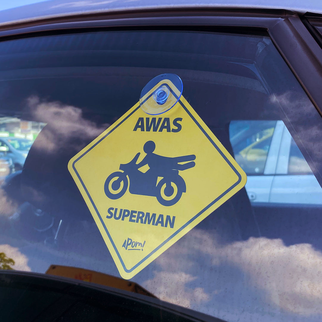 Car Suction - Awas Superman – APOM