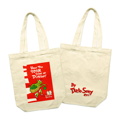 Tote Bag - How the Toyol stole my Durians?