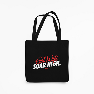 PRE-ORDER Tote Bag - Got Wifi Soar High - Black