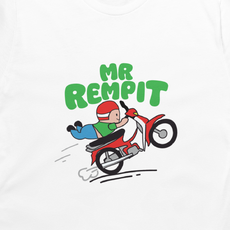 Adult - T-Shirt - Mr Rempit - White