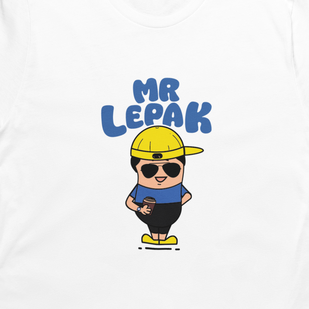 Adult - T-Shirt - Mr Lepak  - White