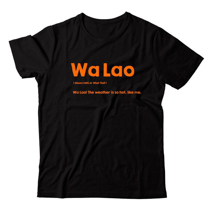 Adult - T-Shirt - Walao - Black