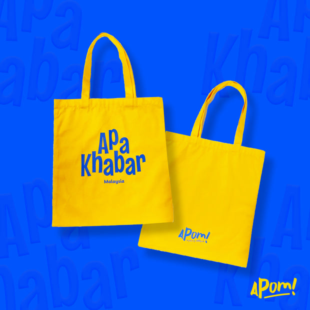 Tote Bag - Apa Khabar - Orange