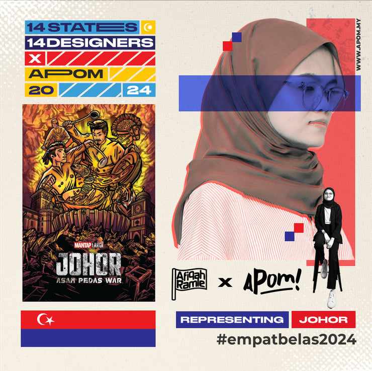 Postcard - Empatbelas Collab - Johor