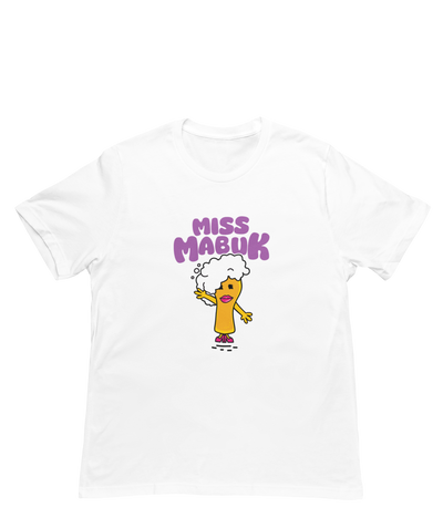 Adult - T-Shirt - Little Miss Mabuk - White