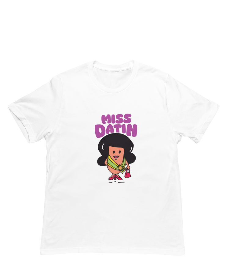 Adult - T-Shirt - Miss Datin - White