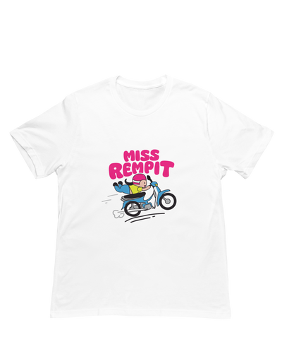 Adult - T-Shirt - Miss Rempit - White