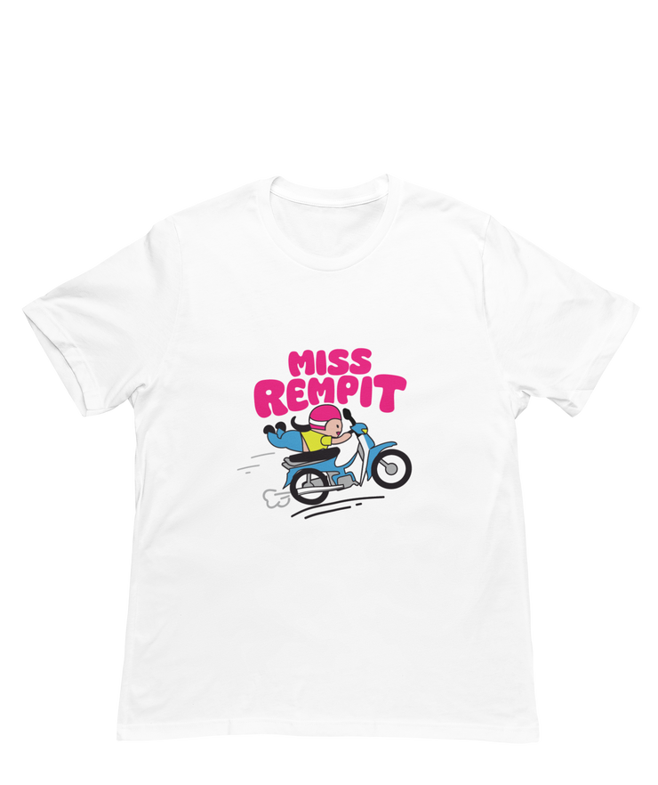 Adult - T-Shirt - Miss Rempit - White