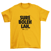 Adult - T-Shirt - OC Collab - SURE BOLEH LAH - Yellow